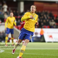 Fotboll Träningslandskamp Sverige  - Schweiz: 3 - 0