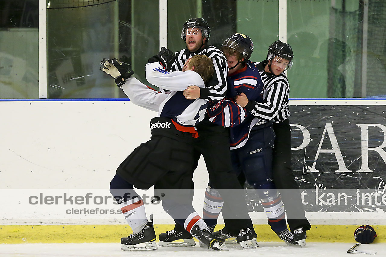 Ishockey J-20 träningsmatch, Halmstad Hammers - Helsingborg HC :